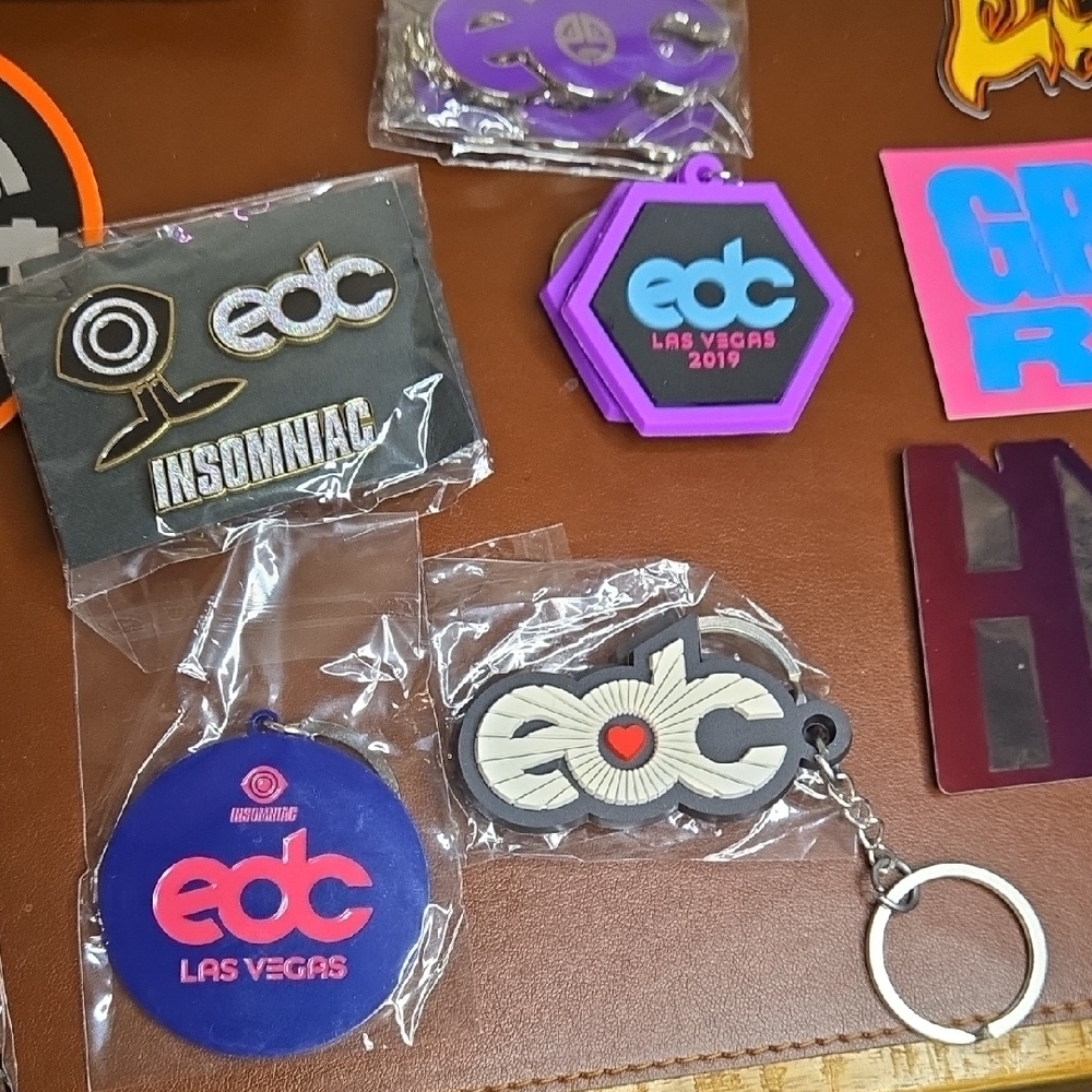 Insomniac EDC Sticker Pins And Key Chain Collection - Multicolor - Picture 4 of 14